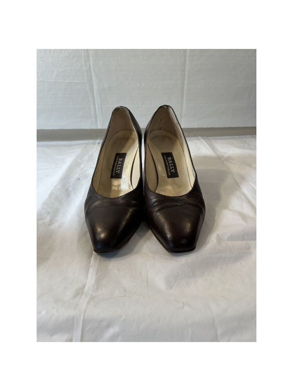 Bally Marggiore Leather pump brown Womens Size 5 - Picture 15 of 16